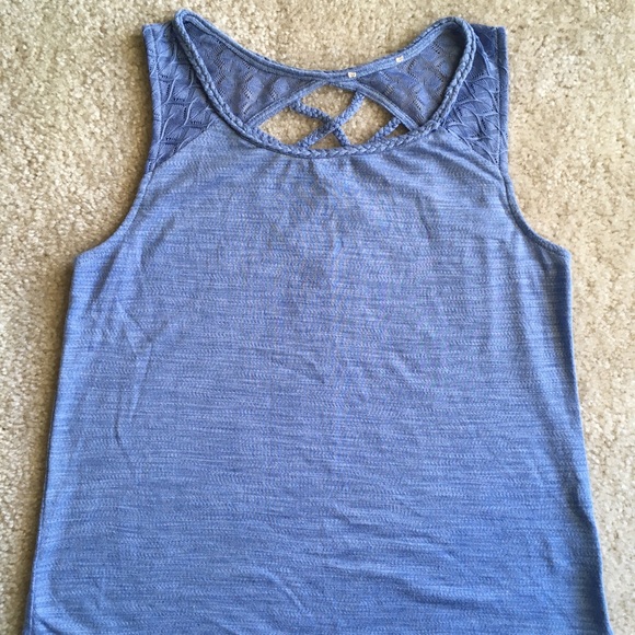 Stitch Fix Skies Are Blue Anbria Cross Back Top - Picture 2 of 8